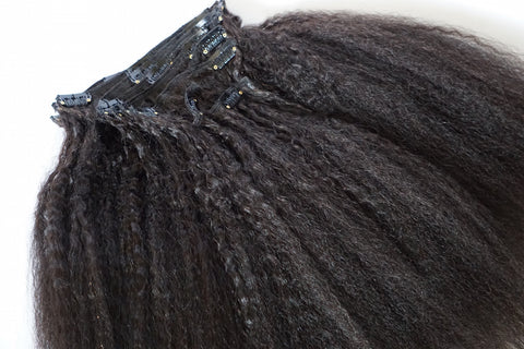 Kinky Straight Drawstring Ponytail