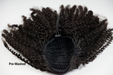 Kinky Coily 4d Curl Drawstring Ponytail