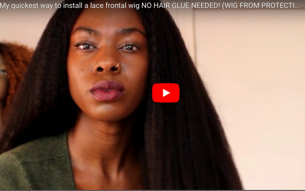 My Quickest Way To Install A Lace Frontal Wig by @Nestreya