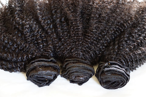 Kinky Coily 4d Curl Bundles (Wefted)